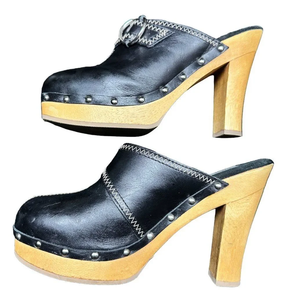 Vintage Steve Madden Faris Heeled Clog (8B)